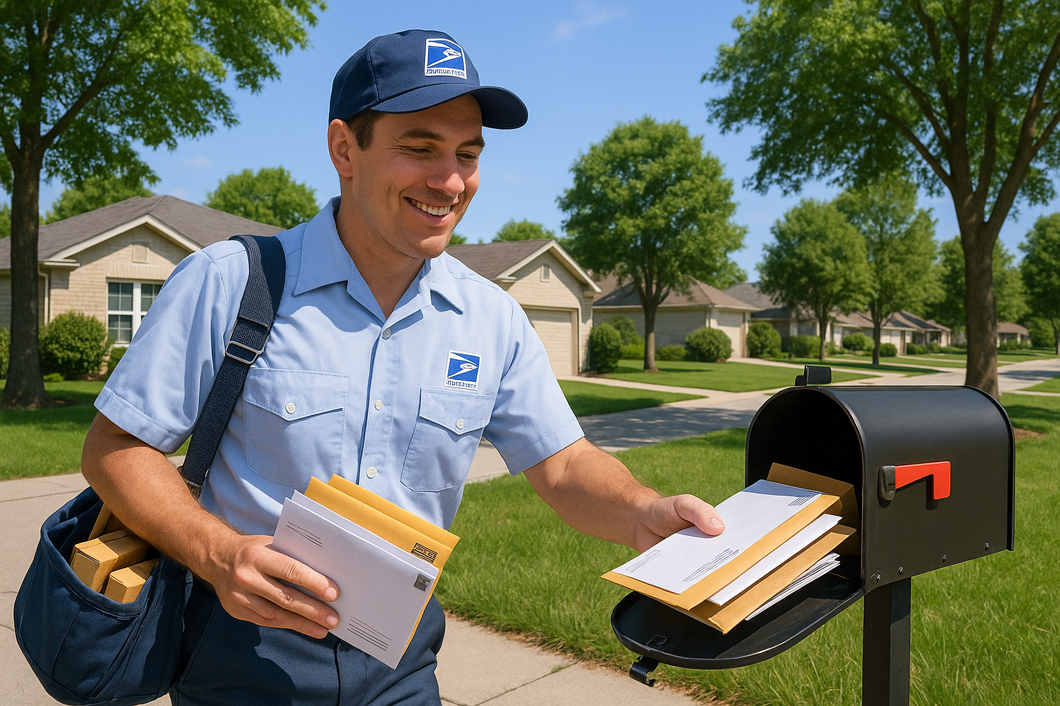 mail getting delivered